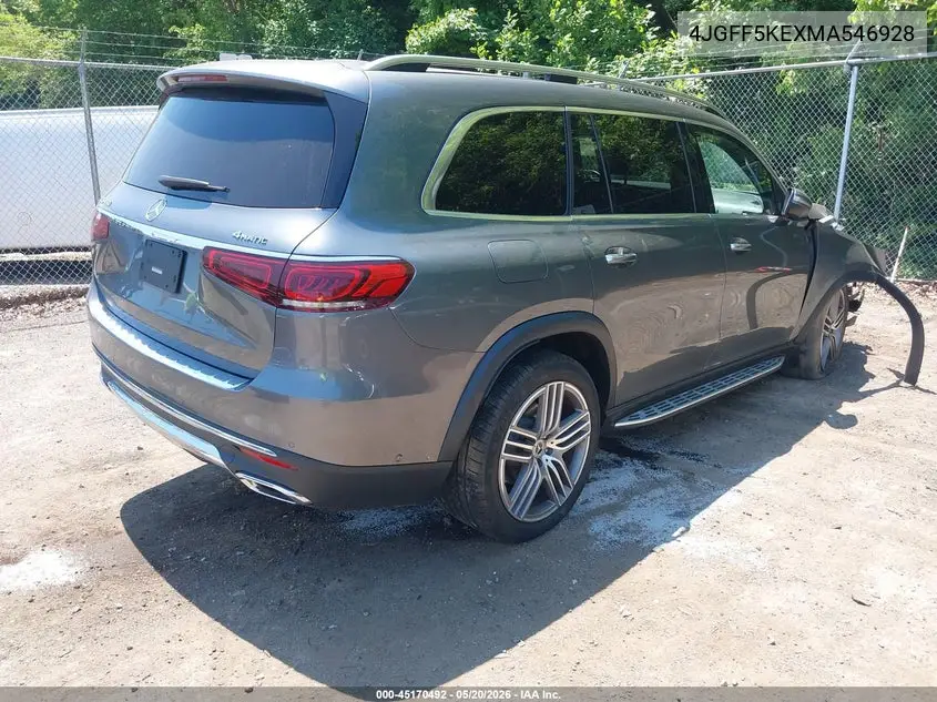 4JGFF5KEXMA546928 2021 Mercedes-Benz Gls 450 4Matic