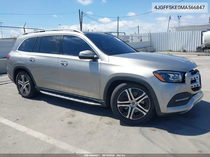 2021 Mercedes-Benz Gls 450 4Matic VIN: 4JGFF5KE0MA566847 Lot: 45444011