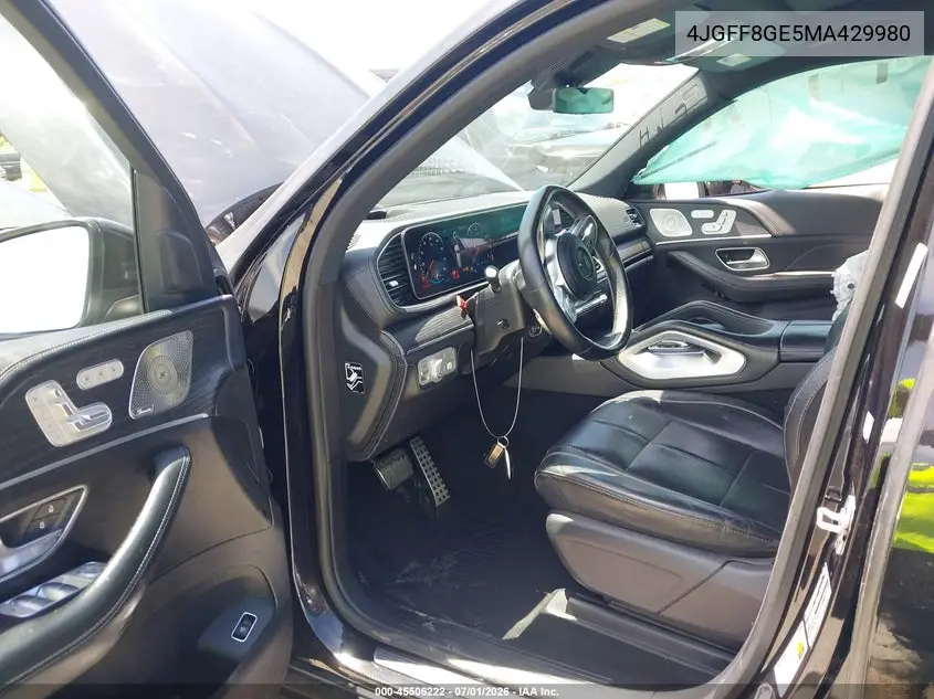 2021 Mercedes-Benz Gls 580 4Matic VIN: 4JGFF8GE5MA429980 Lot: 45506222