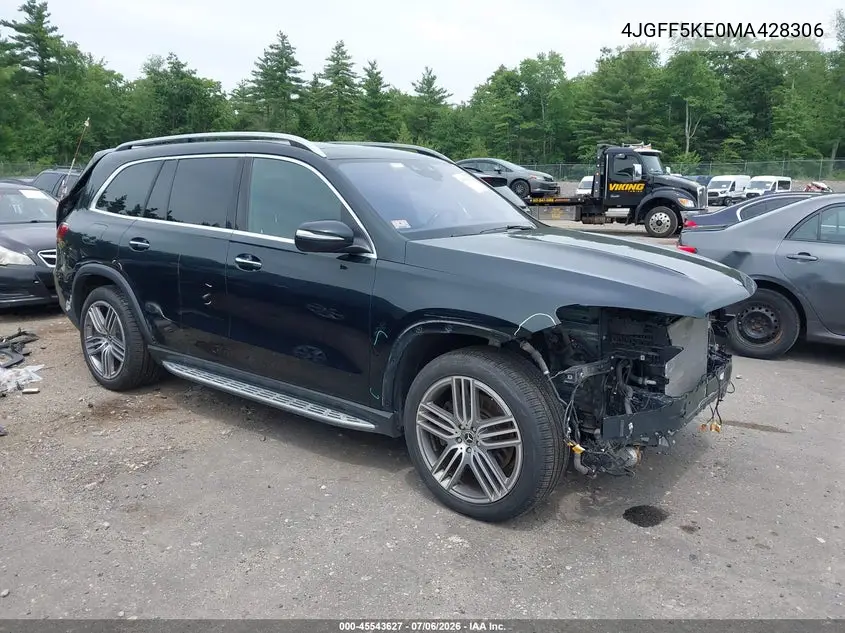 2021 Mercedes-Benz Gls 450 4Matic VIN: 4JGFF5KE0MA428306 Lot: 45543627