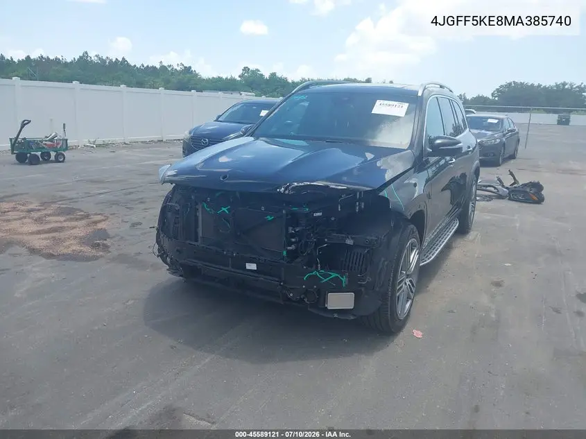 2021 Mercedes-Benz Gls 450 4Matic VIN: 4JGFF5KE8MA385740 Lot: 45589121