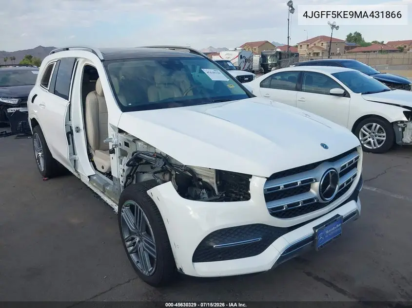 2021 Mercedes-Benz Gls 450 4Matic VIN: 4JGFF5KE9MA431866 Lot: 45630329