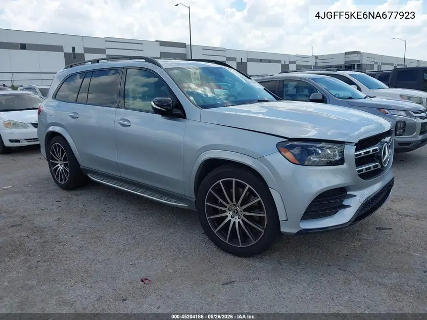 2022 Mercedes-Benz Gls 450 4Matic VIN: 4JGFF5KE6NA677923 Lot: 45204186