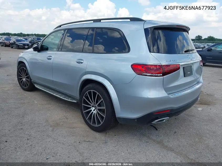2022 Mercedes-Benz Gls 450 4Matic VIN: 4JGFF5KE6NA677923 Lot: 45204186