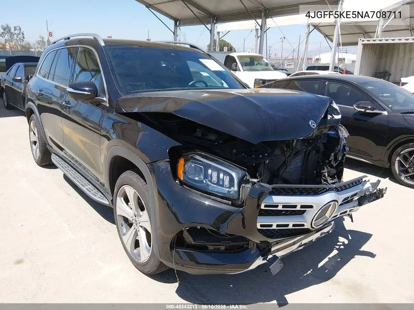 2022 Mercedes-Benz Gls 450 4Matic VIN: 4JGFF5KE5NA708711 Lot: 45343213