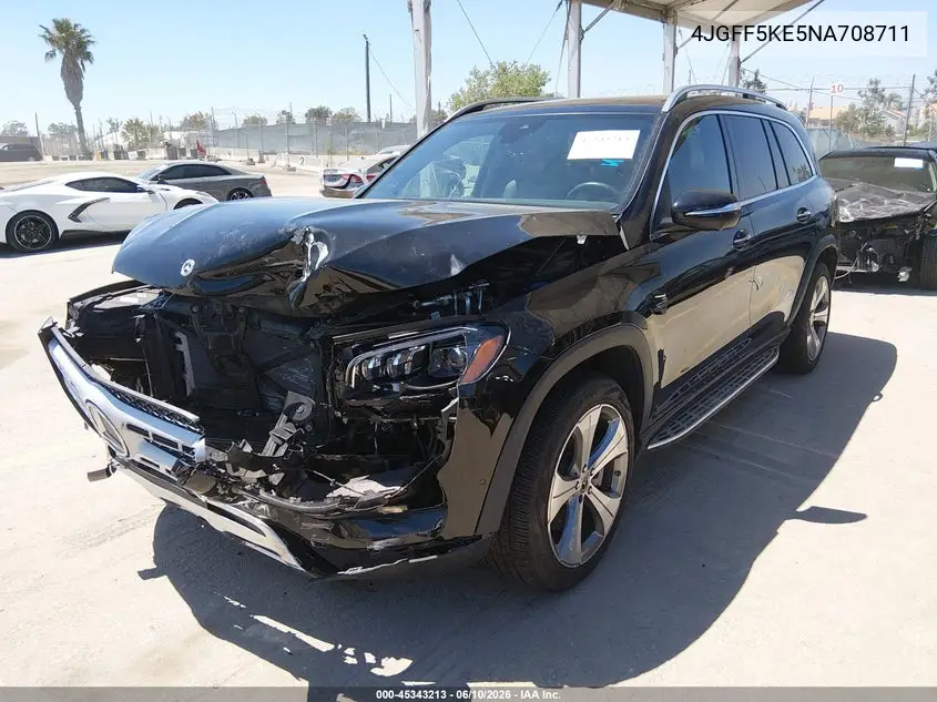 2022 Mercedes-Benz Gls 450 4Matic VIN: 4JGFF5KE5NA708711 Lot: 45343213