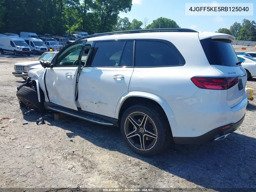 2024 Mercedes-Benz Gls 450 4Matic VIN: 4JGFF5KE5RB125040 Lot: 45144877