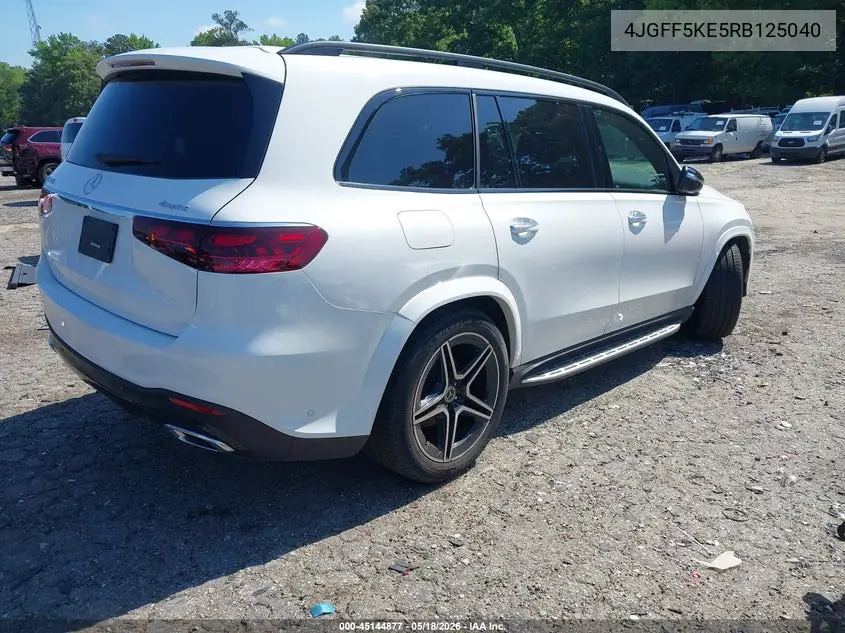2024 Mercedes-Benz Gls 450 4Matic VIN: 4JGFF5KE5RB125040 Lot: 45144877