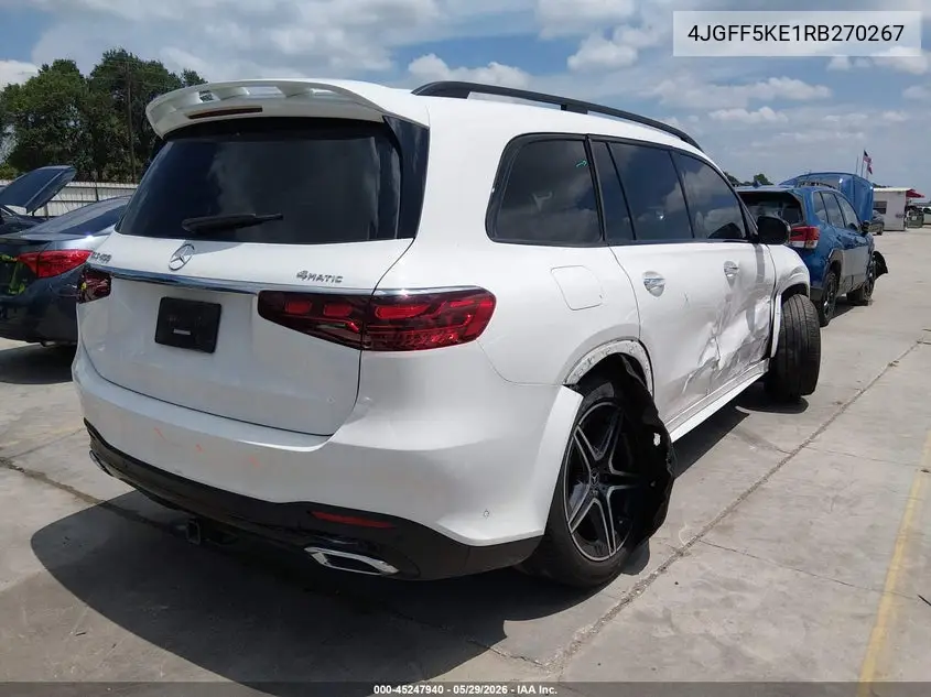 2024 Mercedes-Benz Gls 450 4Matic VIN: 4JGFF5KE1RB270267 Lot: 45247940