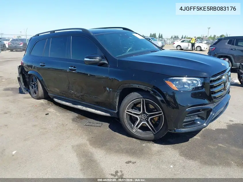 2024 Mercedes-Benz Gls 450 4Matic VIN: 4JGFF5KE5RB083176 Lot: 45255149
