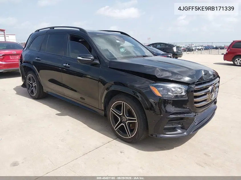 2024 Mercedes-Benz Gls 450 4Matic VIN: 4JGFF5KE9RB171339 Lot: 45491185