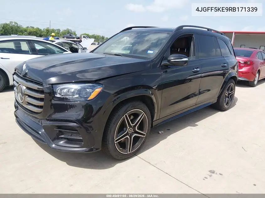 2024 Mercedes-Benz Gls 450 4Matic VIN: 4JGFF5KE9RB171339 Lot: 45491185