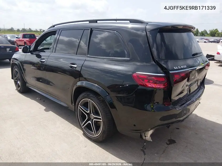 2024 Mercedes-Benz Gls 450 4Matic VIN: 4JGFF5KE9RB171339 Lot: 45491185