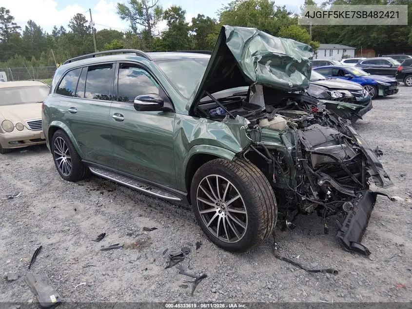 2025 Mercedes-Benz Gls 450 4Matic VIN: 4JGFF5KE7SB482421 Lot: 45333619