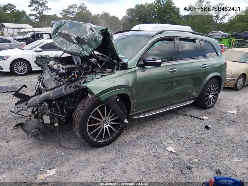 2025 Mercedes-Benz Gls 450 4Matic VIN: 4JGFF5KE7SB482421 Lot: 45333619