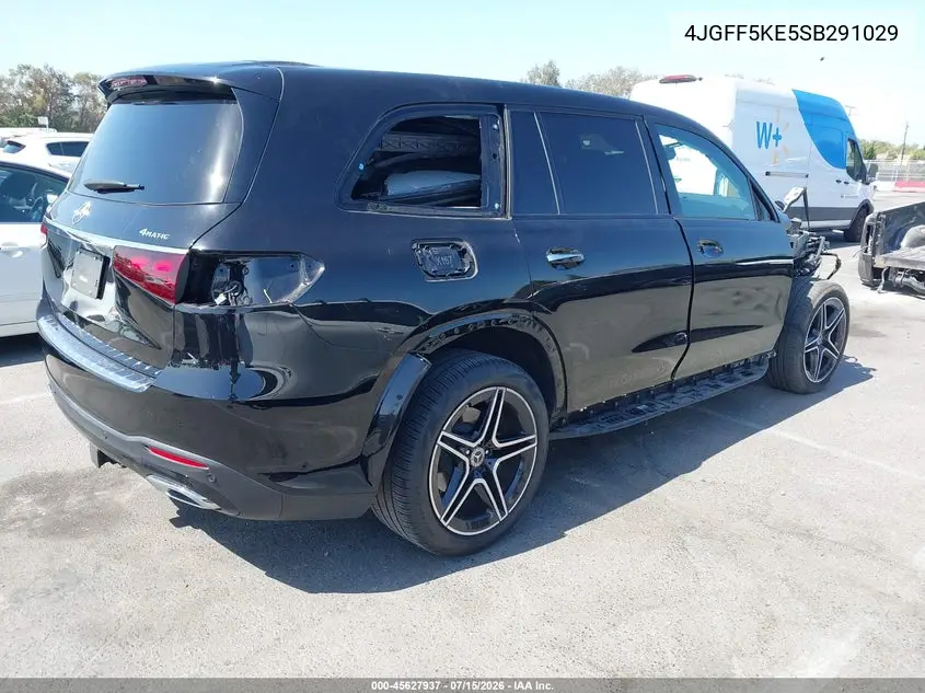 2025 Mercedes-Benz Gls 450 4Matic VIN: 4JGFF5KE5SB291029 Lot: 45627937