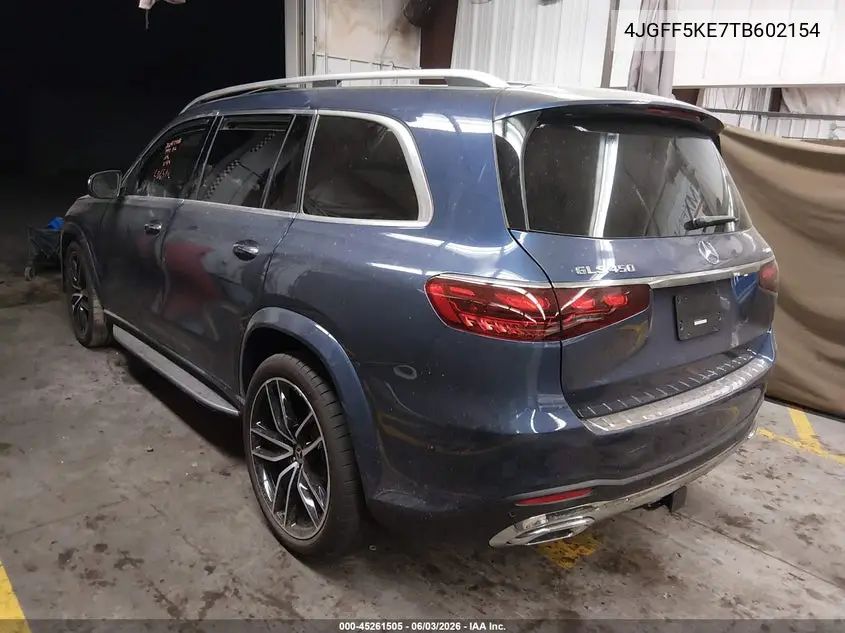 2026 Mercedes-Benz Gls 450 4Matic VIN: 4JGFF5KE7TB602154 Lot: 45261505