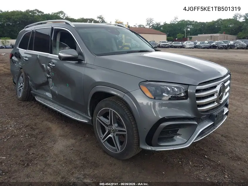 2026 Mercedes-Benz Gls 450 4Matic VIN: 4JGFF5KE1TB501319 Lot: 45420141