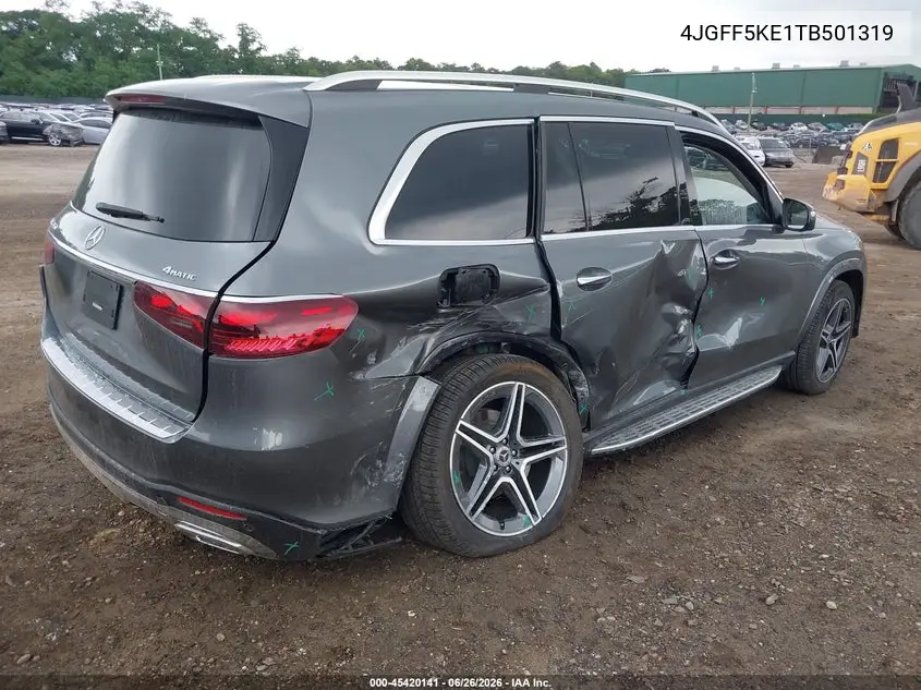 2026 Mercedes-Benz Gls 450 4Matic VIN: 4JGFF5KE1TB501319 Lot: 45420141
