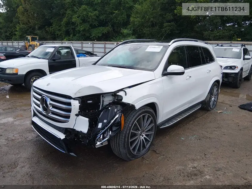 2026 Mercedes-Benz Gls 580 4Matic VIN: 4JGFF8FE1TB611234 Lot: 45606215