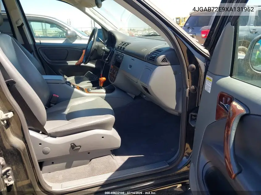 1999 Mercedes-Benz Ml 430 VIN: 4JGAB72E9XA131962 Lot: 45632108