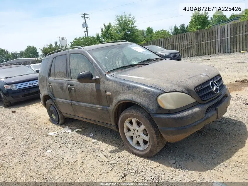 2001 Mercedes-Benz Ml 430 VIN: 4JGAB72E71A225426 Lot: 45311517