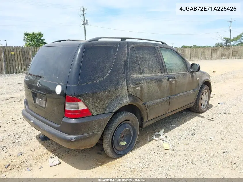 2001 Mercedes-Benz Ml 430 VIN: 4JGAB72E71A225426 Lot: 45311517