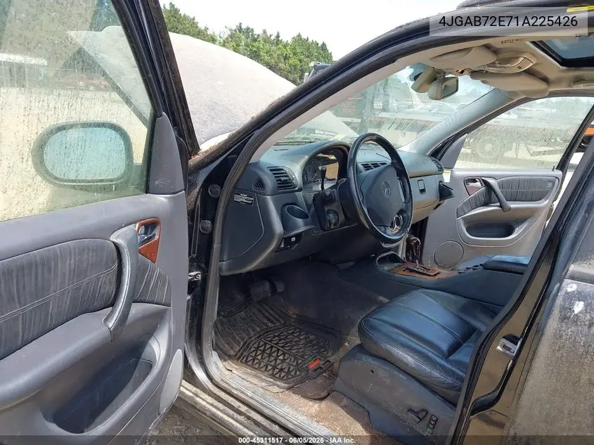 2001 Mercedes-Benz Ml 430 VIN: 4JGAB72E71A225426 Lot: 45311517