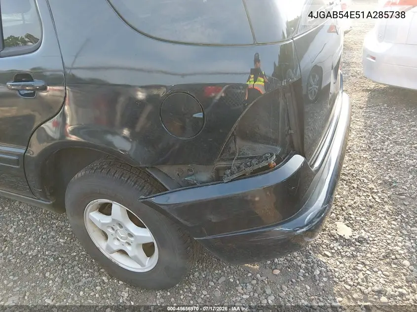 2001 Mercedes-Benz Ml 320 VIN: 4JGAB54E51A285738 Lot: 45656970