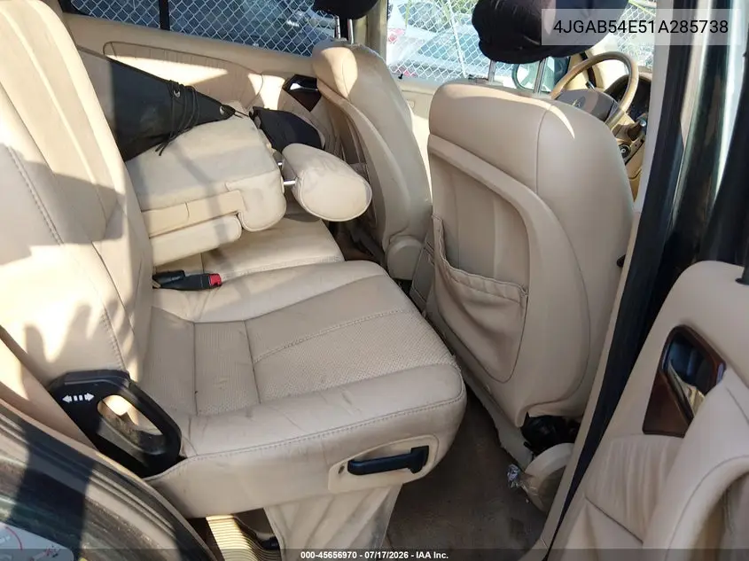 2001 Mercedes-Benz Ml 320 VIN: 4JGAB54E51A285738 Lot: 45656970