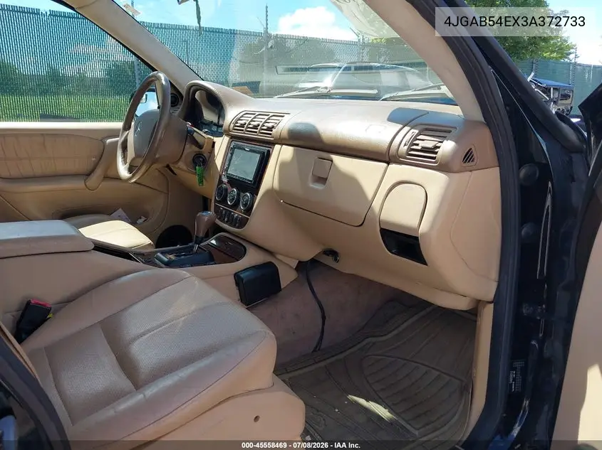 2003 Mercedes-Benz Ml 320 VIN: 4JGAB54EX3A372733 Lot: 45558469