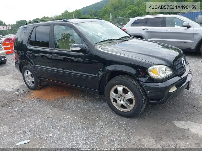 2004 Mercedes-Benz Ml 350 4Matic VIN: 4JGAB57E34A496159 Lot: 45653110