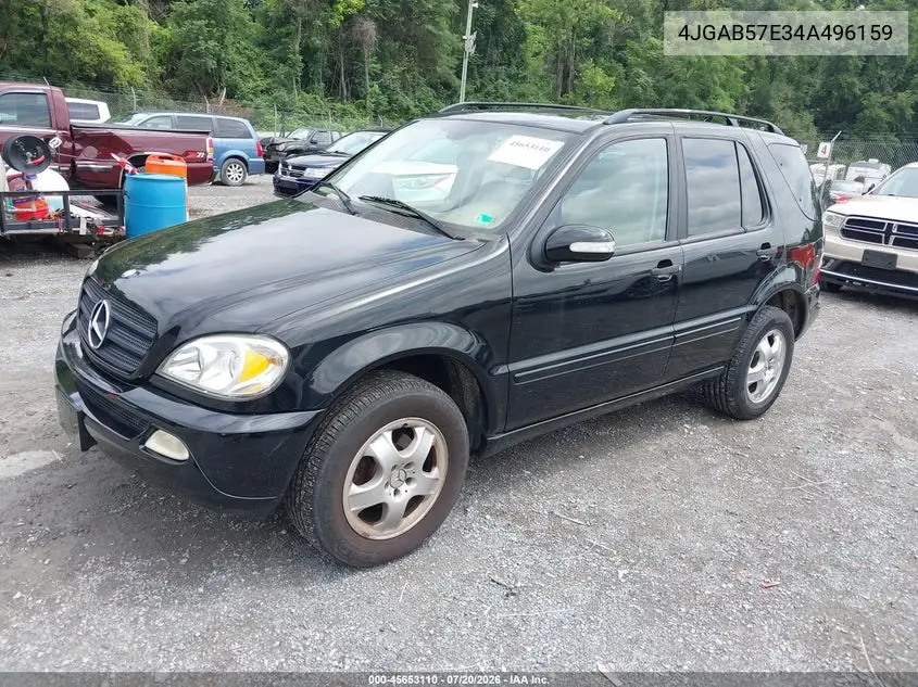 2004 Mercedes-Benz Ml 350 4Matic VIN: 4JGAB57E34A496159 Lot: 45653110