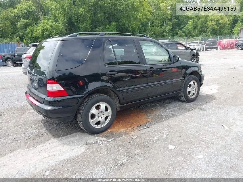 2004 Mercedes-Benz Ml 350 4Matic VIN: 4JGAB57E34A496159 Lot: 45653110