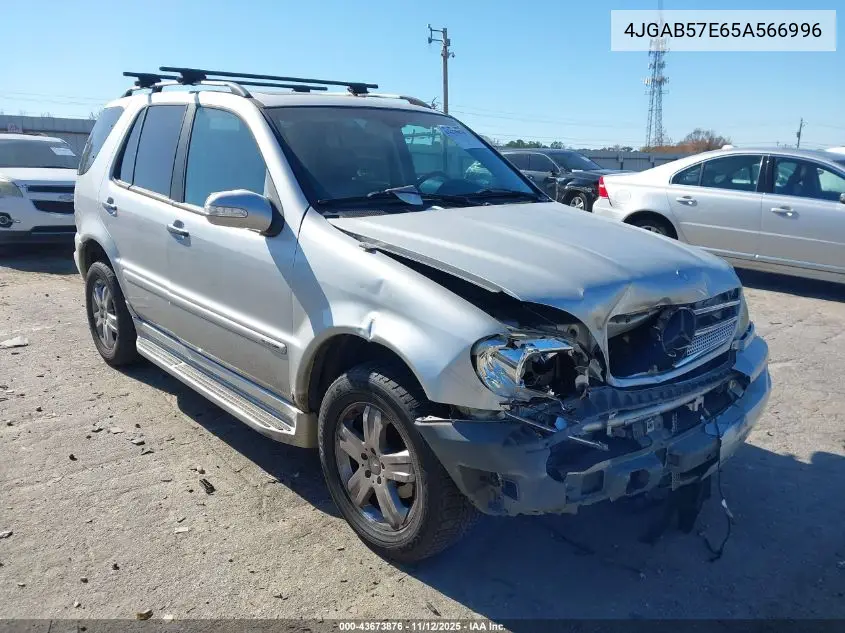 4JGAB57E65A566996 2005 Mercedes-Benz Ml 350 4Matic