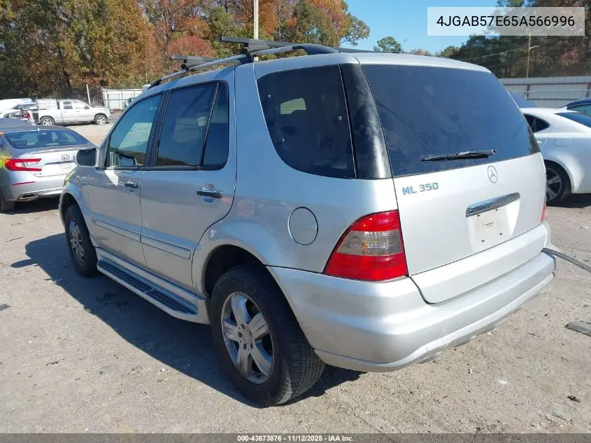 4JGAB57E65A566996 2005 Mercedes-Benz Ml 350 4Matic