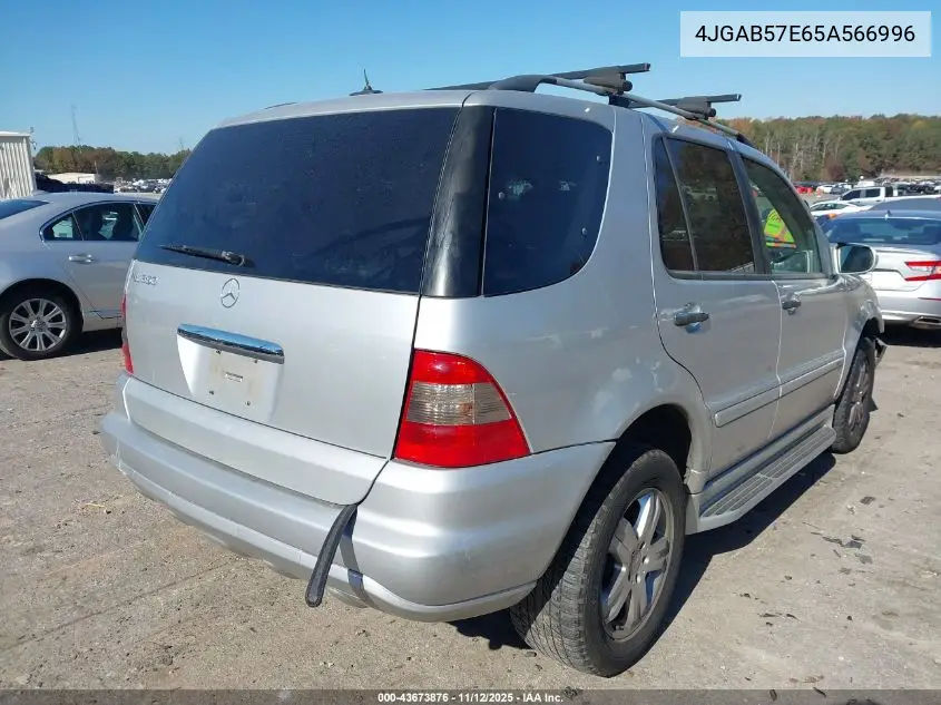 4JGAB57E65A566996 2005 Mercedes-Benz Ml 350 4Matic