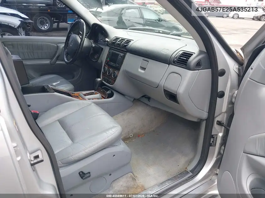2005 Mercedes-Benz Ml 350 4Matic VIN: 4JGAB57E25A535213 Lot: 45569611