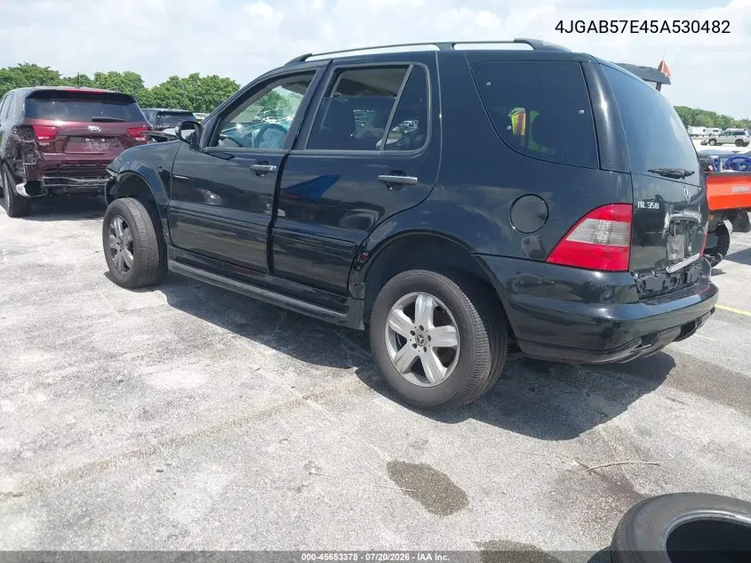 2005 Mercedes-Benz Ml 350 4Matic VIN: 4JGAB57E45A530482 Lot: 45653378