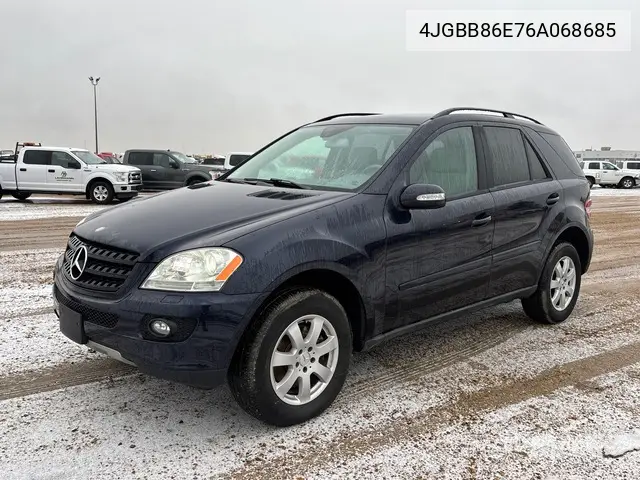 4JGBB86E76A068685 2006 Mercedes-Benz Ml 350 2006 Mercedes-Benz Ml 350 4Wd Suv