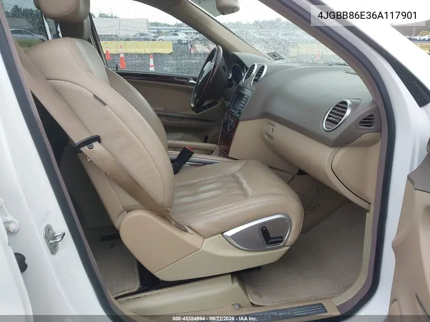 2006 Mercedes-Benz Ml 350 4Matic VIN: 4JGBB86E36A117901 Lot: 45384994