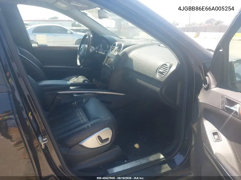2006 Mercedes-Benz Ml 350 4Matic VIN: 4JGBB86E66A005254 Lot: 45427936