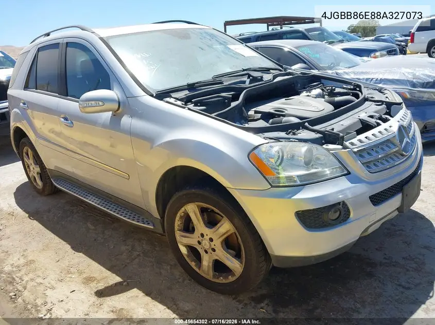 2008 Mercedes-Benz M-Class 3.5L VIN: 4JGBB86E88A327073 Lot: 45654302