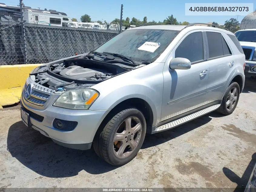 2008 Mercedes-Benz M-Class 3.5L VIN: 4JGBB86E88A327073 Lot: 45654302