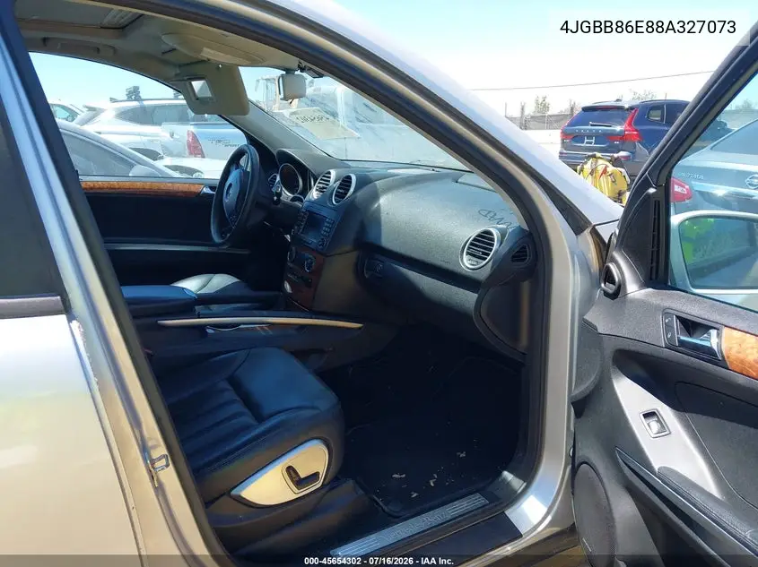 2008 Mercedes-Benz M-Class 3.5L VIN: 4JGBB86E88A327073 Lot: 45654302