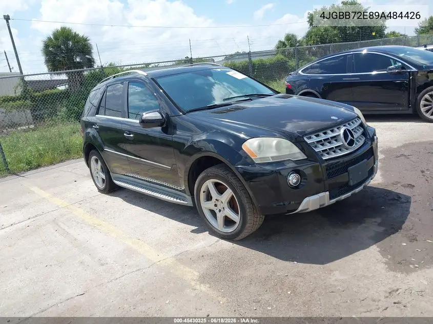 2009 Mercedes-Benz Ml 550 4Matic VIN: 4JGBB72E89A484426 Lot: 45430325