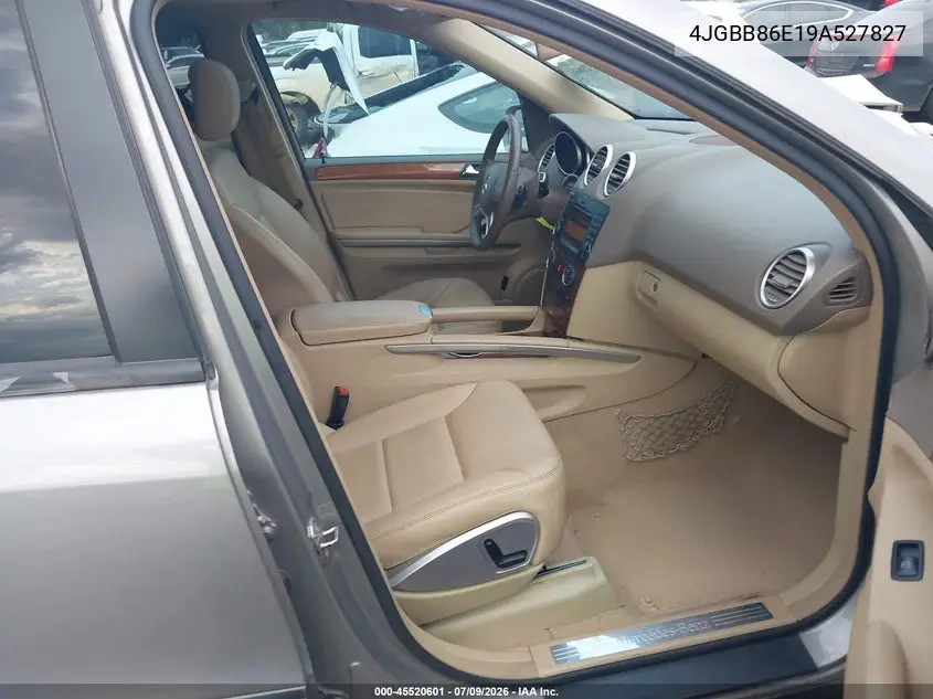 2009 Mercedes-Benz Ml 350 4Matic VIN: 4JGBB86E19A527827 Lot: 45520601