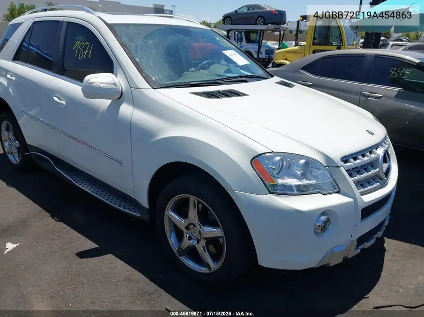 2009 Mercedes-Benz Ml 550 4Matic VIN: 4JGBB72E19A454863 Lot: 45619871