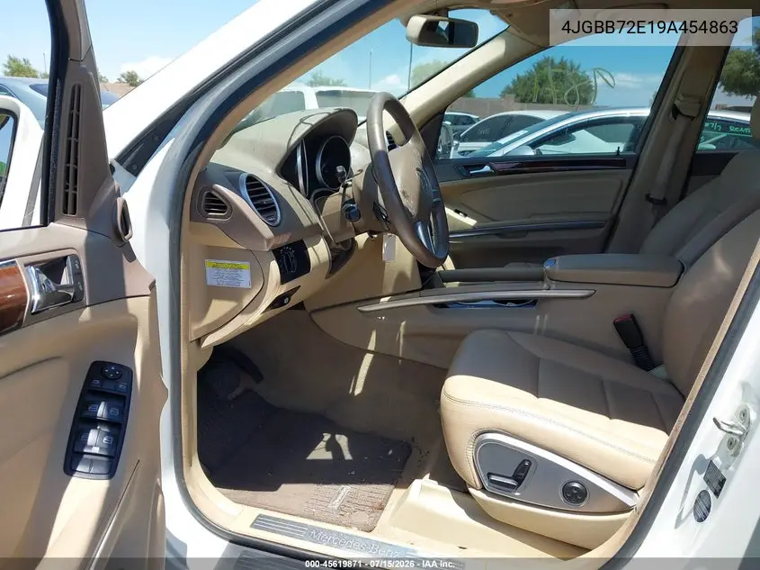 2009 Mercedes-Benz Ml 550 4Matic VIN: 4JGBB72E19A454863 Lot: 45619871