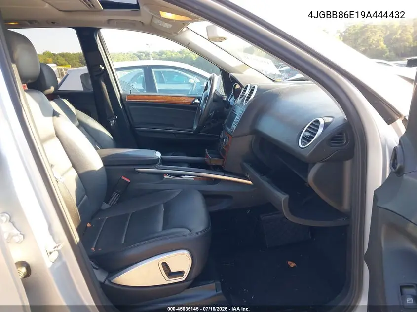 2009 Mercedes-Benz Ml 350 4Matic VIN: 4JGBB86E19A444432 Lot: 45636145